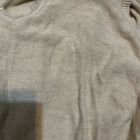 Lilly Pulitzer Girls M (6-7) Gold Mini Abbott SweaterCardigan Fringes - Picture 6 of 6